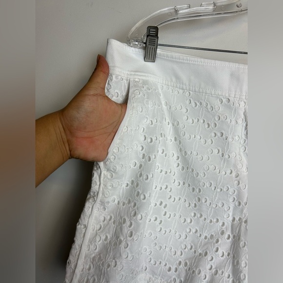 Vineyard Vines Women White Eyelet Shorts Plus 16 Old Money Country club Classic - Picture 5 of 16